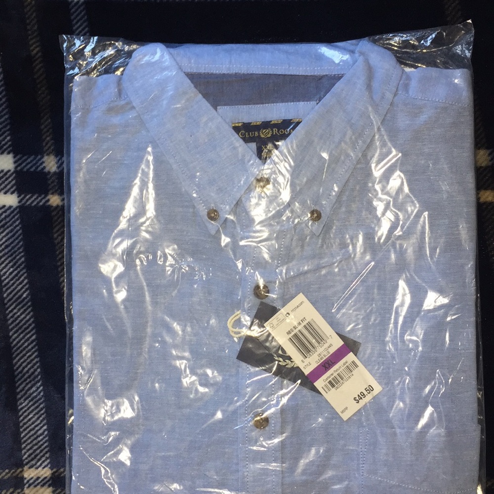 CLUB ROOM NEW IN PACKAGE WITH TAGS BUTTON UP